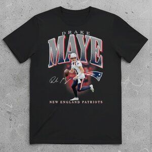 Drake Maye New England Patriots Graphic T-Shirt – NFL Football Fan Tee